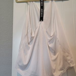 Womens Nike tank top in white and black